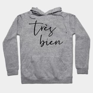 Très Bien black Hoodie